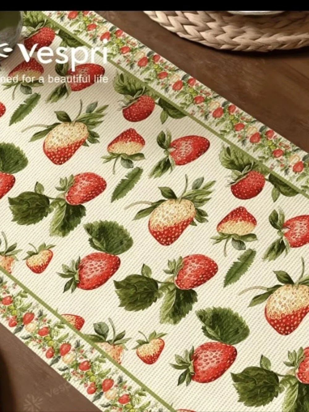 Strawberry 🍓 Decor Table Runner NEW